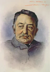 Portrait of Cecil Rhodes (1853-1902) (w/c on paper) Portrait of Cecil Rhodes (1853-1902) (w/c on paper)