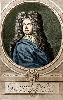 Portrait of Daniel de Foe or Defoe (1660 - 1731), English writer and journalist Portrait of Daniel de Foe or Defoe (1660 - 1731), English writer and journalist