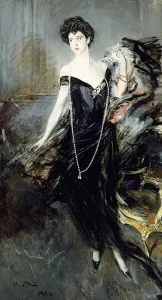 Portrait of Donna Franca Florio, 1924 (oil on canvas) Portrait of Donna Franca Florio, 1924 (oil on canvas)