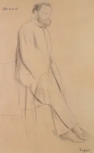 Portrait of Edouard Manet (1832-83) (pencil on paper) Portrait of Edouard Manet (1832-83) (pencil on paper)