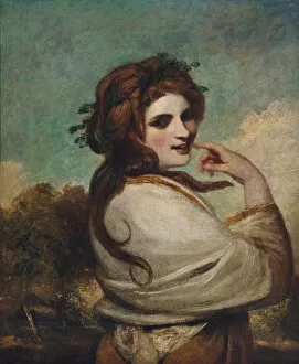 Alluring Collection: Portrait of Emma, Lady Hamilton, as a Bacchante, half-length