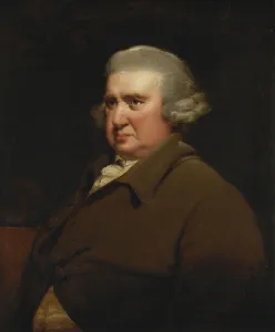 Portrait of Erasmus Darwin, Half Length, in a Buff Coat and White Shirt, (oil on canvas) Portrait of Erasmus Darwin, Half Length, in a Buff Coat and White Shirt, (oil on canvas)