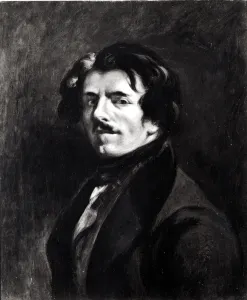Portrait of Eugene Delacroix (1798-1863) after a self portrait of 1834, 1874 (oil on canvas) Portrait of Eugene Delacroix (1798-1863) after a self portrait of 1834, 1874 (oil on canvas)