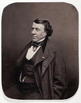 Albumine Print Collection: Portrait of the French surgeon Philippe Ricord (1800-1889), 1850 (albumine print)