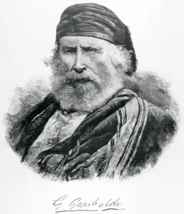 Portrait of Giuseppe Garibaldi (litho) (b/w photo) Portrait of Giuseppe Garibaldi (litho) (b/w photo)