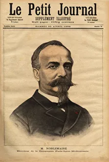Portrait of Gustave Noblemaire (1832-1924) who, after successfully supervising Portrait of Gustave Noblemaire (1832-1924) who, after successfully supervising