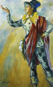 Portrait of Karl Gerhard as Thesbis, standing full length, 1941 (oil on canvas) Portrait of Karl Gerhard as Thesbis, standing full length, 1941 (oil on canvas)