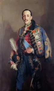 Portrait of King Alfonso XIII of Spain (1886-1941), 1927 (oil on canvas) Portrait of King Alfonso XIII of Spain (1886-1941), 1927 (oil on canvas)