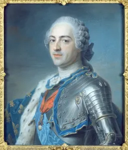 Portrait of King Louis XV (1710-74) 1748 (pastel) Portrait of King Louis XV (1710-74) 1748 (pastel)