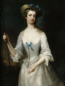 Portrait of a Lady, Possibly the Duchess of Ancaster, Three-Quarter Length Portrait of a Lady, Possibly the Duchess of Ancaster, Three-Quarter Length