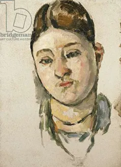Portrait of Madame Cezanne; Portrait de Madame Cezanne, c.1883 (oil on canvas) Portrait of Madame Cezanne; Portrait de Madame Cezanne, c.1883 (oil on canvas)