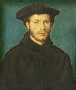Portrait of a Man, c. 1536- 40 (oil on walnut) Portrait of a Man, c. 1536- 40 (oil on walnut)