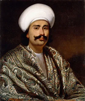 Portrait of a Nawab, c. 1856-62 (oil on canvas) Portrait of a Nawab, c. 1856-62 (oil on canvas)