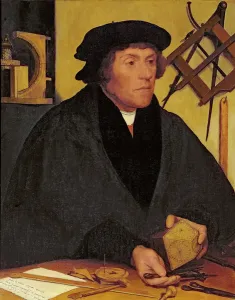 Portrait of Nicholas Kratzer (1487-c.1550) Fellow of Corpus Christi College Portrait of Nicholas Kratzer (1487-c.1550) Fellow of Corpus Christi College