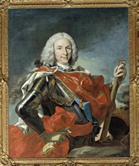 Portrait of Philip V, King of Spain (1683-1746) Painting by Louis Michel van Loo