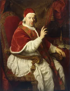 Portrait of Pope Benedict XIV (1675-1758), seated three-quarter-length Portrait of Pope Benedict XIV (1675-1758), seated three-quarter-length