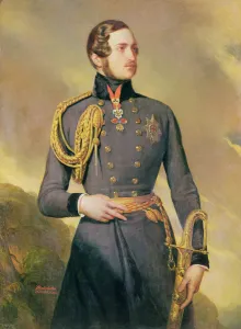 Portrait the Prince Consort Albert of Saxe-Coburg-Gotha (1819-1861), 1842 (oil on canvas) Portrait the Prince Consort Albert of Saxe-Coburg-Gotha (1819-1861), 1842 (oil on canvas)