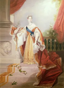 Portrait of Queen Victoria in Coronation Robes Portrait of Queen Victoria in Coronation Robes