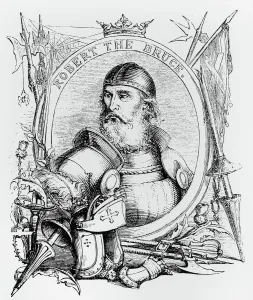 Portrait of Robert the Bruce (1274-1329) (engraving) (b/w photo) Portrait of Robert the Bruce (1274-1329) (engraving) (b/w photo)