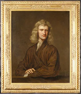 Portrait of Sir Isaac Newton (1642-1727), the Great Philosopher Portrait of Sir Isaac Newton (1642-1727), the Great Philosopher