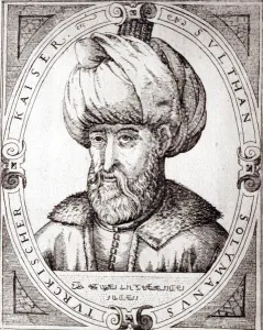 Portrait of Suleiman the Magnificent (engraving) Portrait of Suleiman the Magnificent (engraving)
