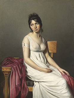 Portrait of a Young Woman in White, c. 1798 (oil on canvas) Portrait of a Young Woman in White, c. 1798 (oil on canvas)