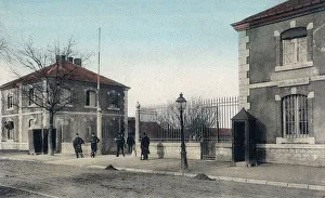 Postcard depicting the Barracks at Besancon, c. 1900 (colour litho) Postcard depicting the Barracks at Besancon, c. 1900 (colour litho)