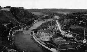 Postcard depicting Besancon on the River Doubsm c.1908 (b/w photo) Postcard depicting Besancon on the River Doubsm c.1908 (b/w photo)