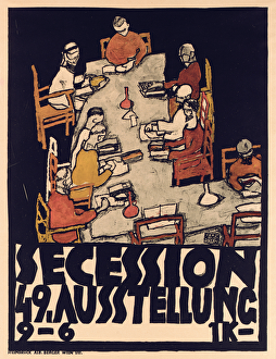 Poster advertising Secession 49 Exhibition, 1918 (colour litho) Poster advertising Secession 49 Exhibition, 1918 (colour litho)