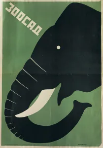 Poster for the Leningrad Zoo, 1928 (colour litho) Poster for the Leningrad Zoo, 1928 (colour litho)