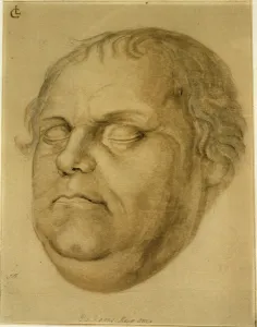 Posthumous Portrait, Martin Luther, 1546 (w/c on paper) Posthumous Portrait, Martin Luther, 1546 (w/c on paper)