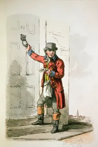 The Postman from Costume of Great Britain, 1805 (print) The Postman from Costume of Great Britain, 1805 (print)