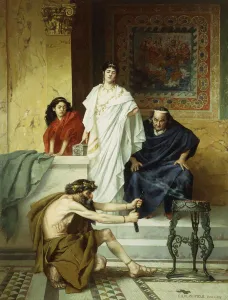 Preparing for a Sacrifice, 1877 (oil on canvas) Preparing for a Sacrifice, 1877 (oil on canvas)