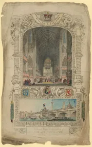 Presented to subscribers of The Age newspaper (coloured engraving) Presented to subscribers of The Age newspaper (coloured engraving)