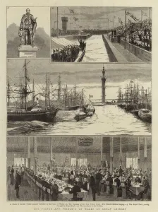 The Prince and Princess of Wales at Great Grimsby (engraving) The Prince and Princess of Wales at Great Grimsby (engraving)