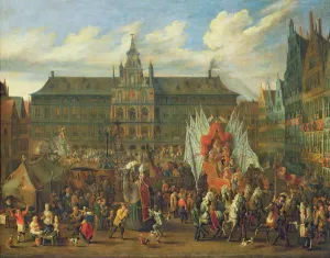 A Procession at Antwerp, 1697 (oil on canvas) A Procession at Antwerp, 1697 (oil on canvas)