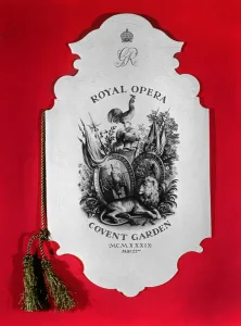 Programme for Royal Command Performance in honour of French President, 1939 Programme for Royal Command Performance in honour of French President, 1939
