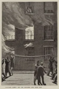 Proposed Safety Net for rescuing Life from Fire (engraving) Proposed Safety Net for rescuing Life from Fire (engraving)