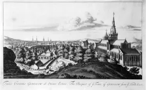 The Prospect of ye Town of Glasgow from ye North East, from 'Theatrum Scotiae' The Prospect of ye Town of Glasgow from ye North East, from 'Theatrum Scotiae'