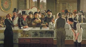 The Public Bar, 1883 (oil on canvas) The Public Bar, 1883 (oil on canvas)