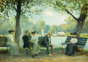 In the Public Gardens, Boston, 1904 (oil on canvas) In the Public Gardens, Boston, 1904 (oil on canvas)