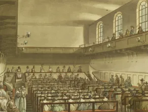 Quaker's Meeting from Ackermann's Repository of Arts Quaker's Meeting from Ackermann's Repository of Arts