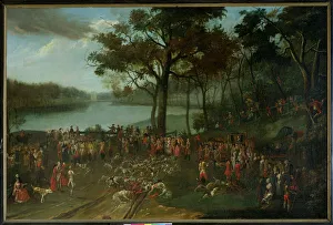The Quarry at the Etangs de Commelles in 1771 (oil on canvas) The Quarry at the Etangs de Commelles in 1771 (oil on canvas)