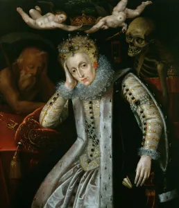 Queen Elizabeth I (1538-1603) in Old Age, c.1610 (oil on panel) Queen Elizabeth I (1538-1603) in Old Age, c.1610 (oil on panel)