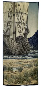 Quest for the Holy Grail Tapestries - Panel 5 - The Ship, 1900 Quest for the Holy Grail Tapestries - Panel 5 - The Ship, 1900
