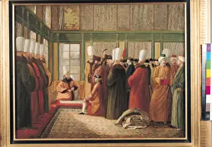 Reception of the French Ambassador by the Grand Vizier in Constantinople (oil on canvas) Reception of the French Ambassador by the Grand Vizier in Constantinople (oil on canvas)