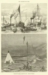 Recherche de millions au fond de la mer (engraving) Recherche de millions au fond de la mer (engraving)