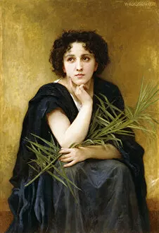 Adolphe William Bouguereau Collection: Reflection, 1898 (oil on canvas)