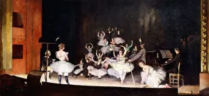 Images Dated 26th February 2013: Rehearsal at the Opera House; Repetition a l Opera, 1878 (oil on canvas)