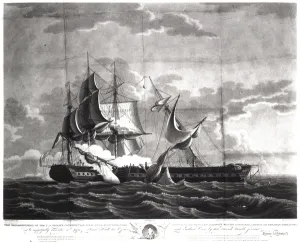 Representation of the US frigate, 'Constitution', Isaac Hull (1773-1843) Esq Representation of the US frigate, 'Constitution', Isaac Hull (1773-1843) Esq